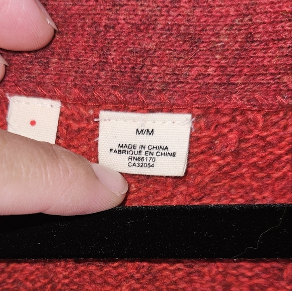 Moth By Anthropologie Wool Cardigan, Size Medium, Red, EUC - Picture 4 of 8